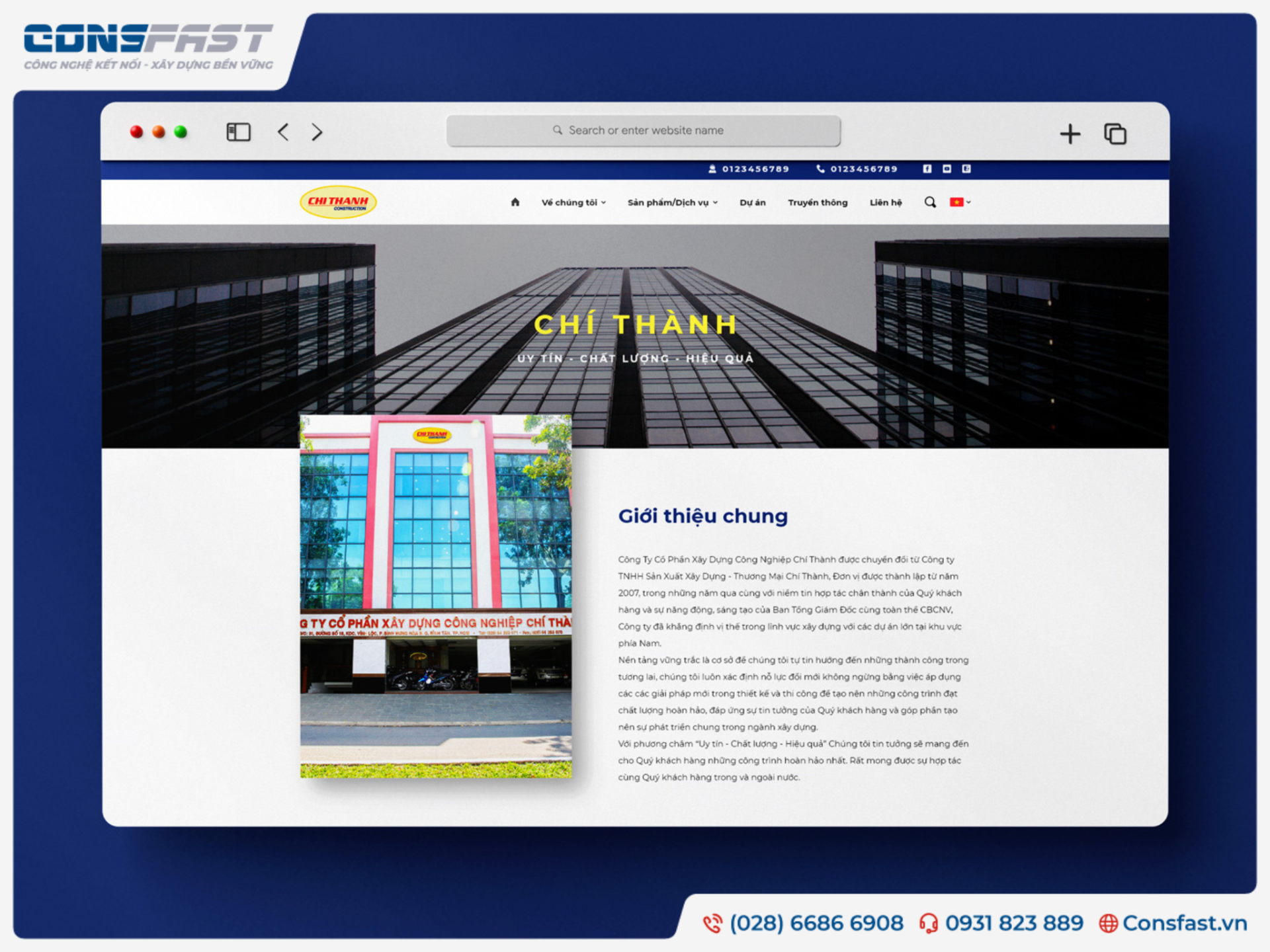 CÔNG TY CP XD CÔNG NGHIỆP CHÍ THÀNH