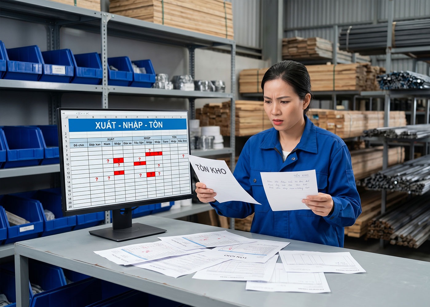 Vật tư rời rạc, thất thoát công trường