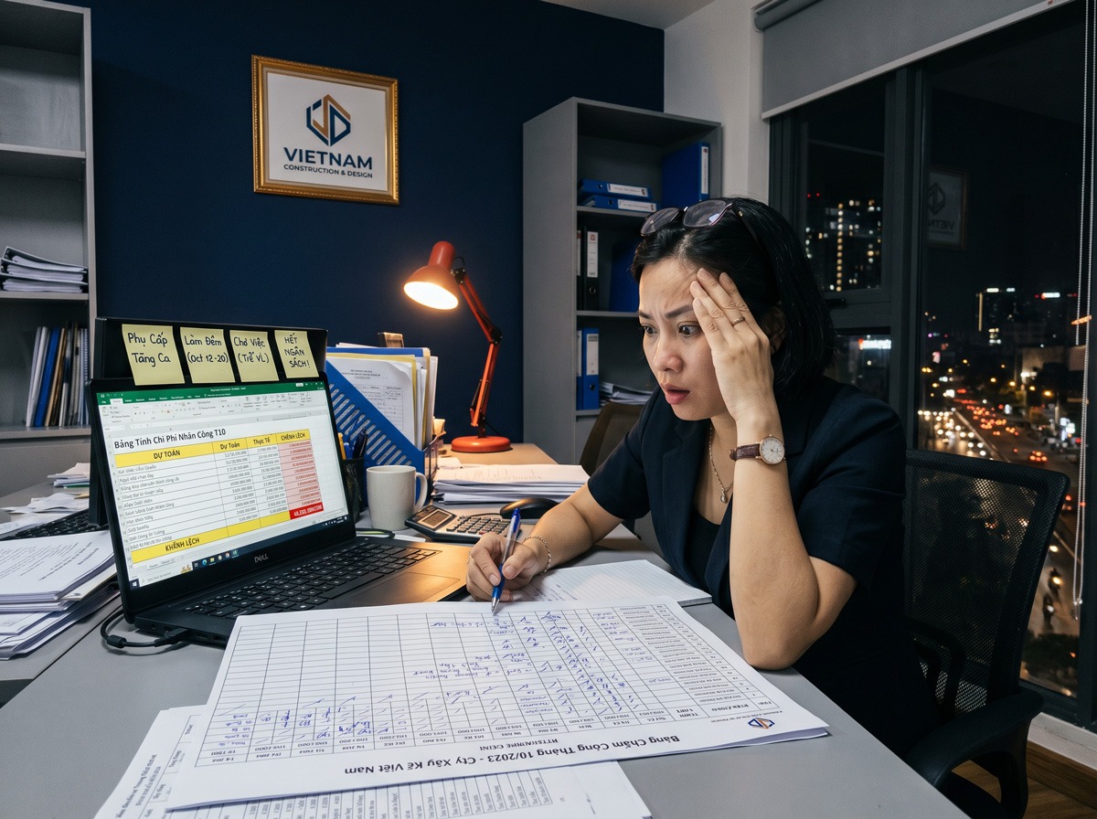 4. Nhân công tính sau – không tính theo thời gian thực
