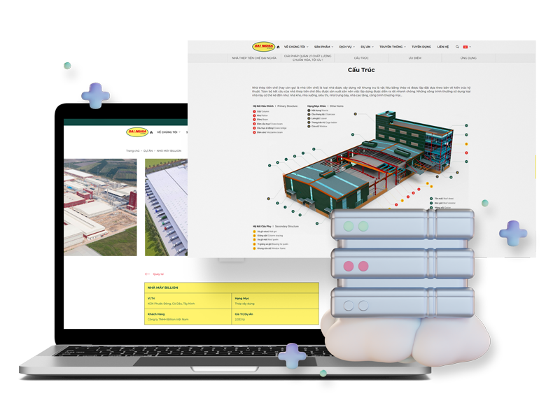 2. Tùy biến linh hoạt – Mở rộng dễ dàng theo quy mô doanh nghiệp thi công